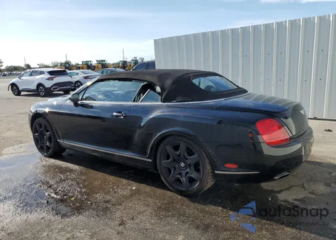 2008 Bentley Continental Gtc из США, поврежденный, VIN SCBDR33W58C053458